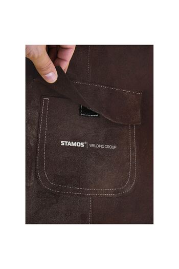 Other Welding apron, leather, size XL, brown