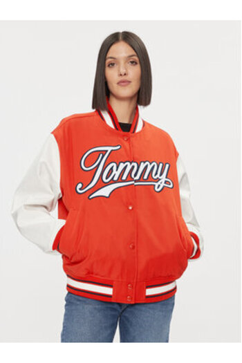 Tommy Jeans Women's Bomber jacket DW0DW17233 Red