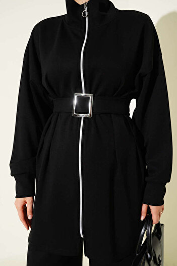 VOLT CLOTHİNG Loyşa Belt Detailed Two-Piece Set