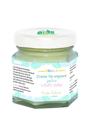 Bios Mineral Plant Crema tip Unguent pentru Iritatii Scutec, 45 ml