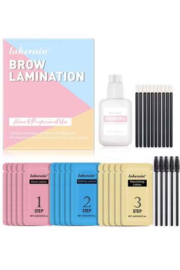 lakerain Brow Lamination Kit Professional Instant Brow Lift Effect DIY Brow Lamination Eyebrow Lift