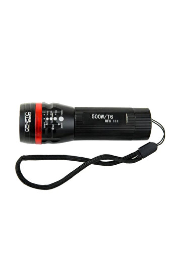 Other Genetic flashlight, metal, xml t6 LED, 3 modes, 3 x AAA power supply