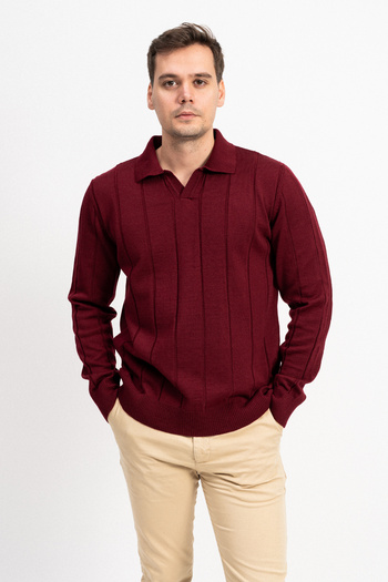 F&K Polo Neck Men's Knitwear Sweater