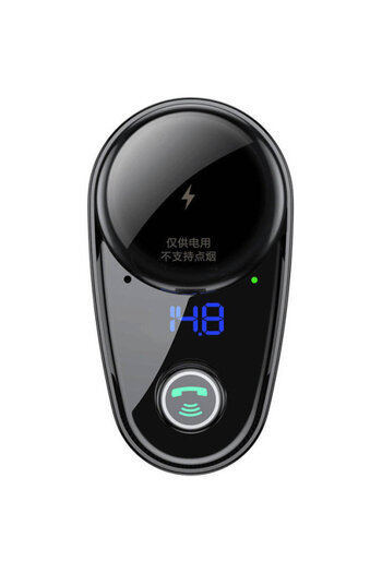 Other 2in1 Bluetooth FM Car Transmitter and Dual USB Charger Black