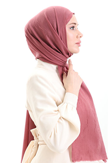 sefamerve Bamboo Shawl 70281-45 Dark Dusty Rose