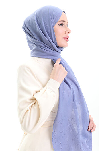 sefamerve Bamboo Shawl 70281-20 Blue