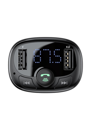 Other Bluetooth FM Transmitter TF SD Card Car Charger 2x USB Black