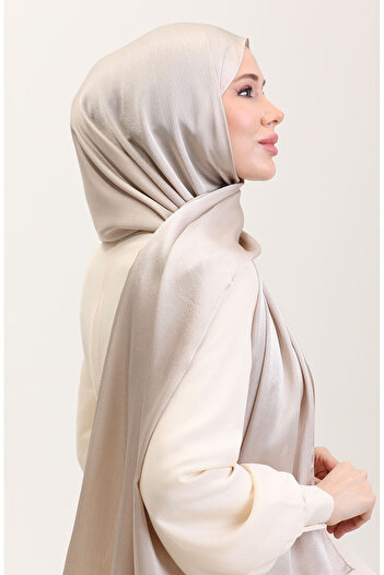 sefamerve Jan Jan Chiffon Shawl 70239-38 Light Mink