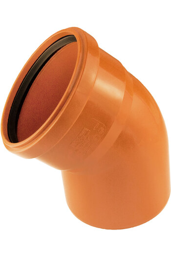 Other PP 25045 SN8 PVC/PP Sewage Elbow with Seal