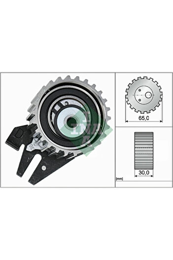 İna Timing belt tensioner pulley VAUXHALL INSIGNIA Mk I (A) Country Tourer (G09) 2013-2017