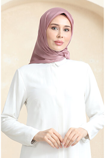 sefamerve Plain Crystal Scarf 70252-11 Dusty Rose