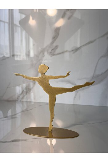 VENON Metal Mat Gold Ballerina Jewelry Stand Earring Holder Bracelet Necklace Set Jewelry Organizer Hanger 18*21*7 cm