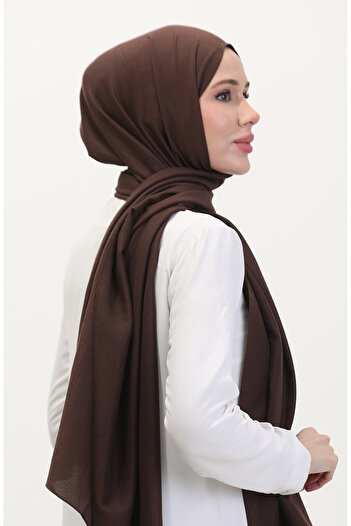 sefamerve Cotton Jazz Shawl 70257-07 Bitter Brown