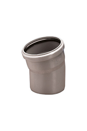 Other PVCHT 7522 sanitary elbow for internal sewage, ash color