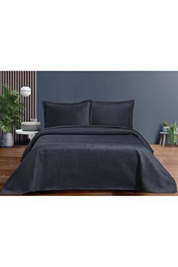 Pierre Cardin Siena Anthracite Single Bedspread Set