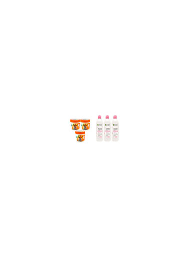 Garnier Set Ingrijire Personala 6 x Componente, 3 x Masca Par 390ml Papaya, 3 x Apa Micelara 400ml