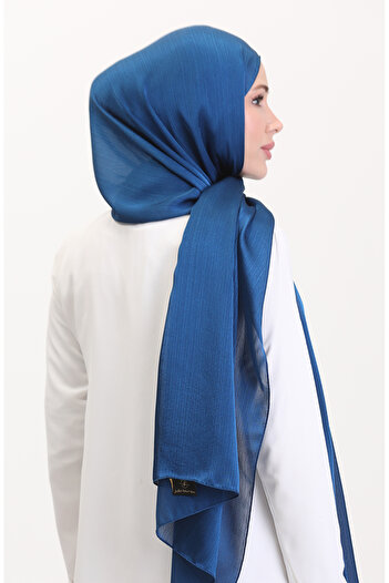 sefamerve Jan Jan Chiffon Shawl 70239-07 Indigo