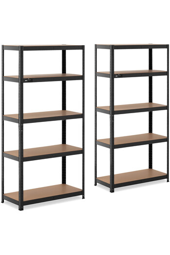 Other Metal storage rack 5 shelves 875 kg 90 x 40 x 180 cm gray-blue 2 pcs.