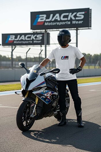 BJACKS Motorsports Wear Bmw I'M Mpower Design Premium T-Shirt