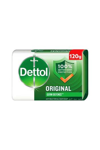 Dettol Original Antibacterial Bath Soap with Pine Fragrance 120g