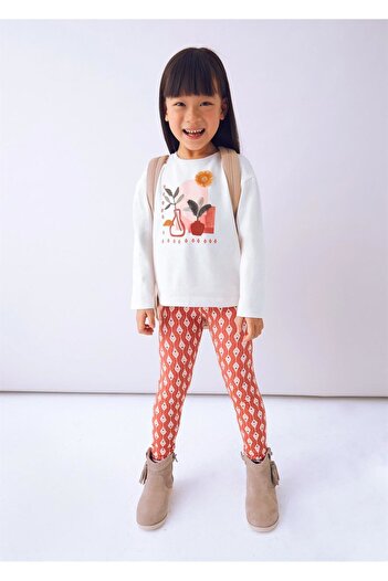 MAYORAL Girls' Leggings Long-Sleeved T-Shirt Set Tile 4719