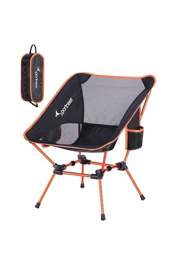 Sportneer Portable Folding Chair, Sportneer, for Camping, Fishing, Aluminum Alloy, Oxford Canvas