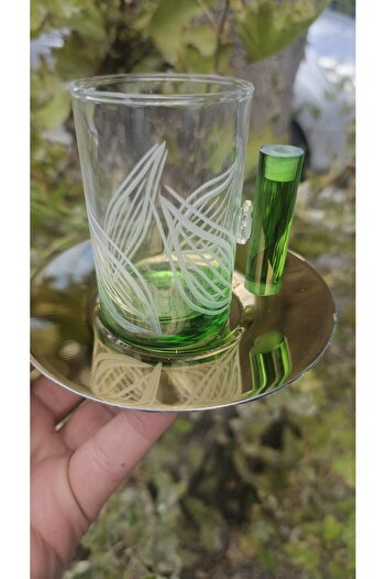 Keopsantique home Leaf Green 18 Piece Tea Set