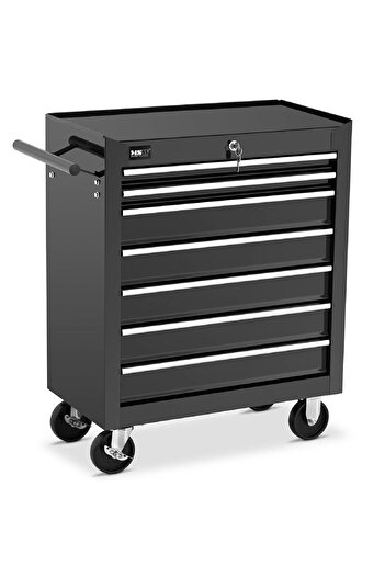 Other Mobile workshop tool cabinet trolley with handle, 7 drawers