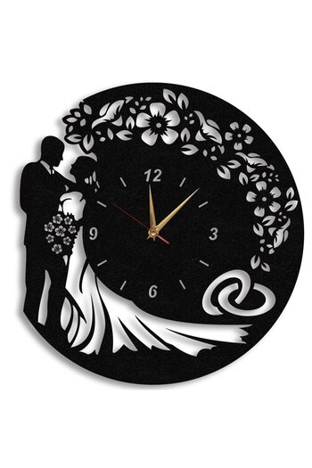OEM Wall Clock 'Wedding Anniversary 02' HDF - 35 cm -