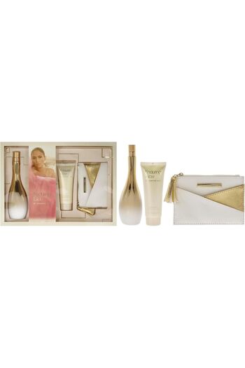Jennifer Lopez Enduring Glow Eau de Parfum Set by with Body Lotion and Bag 3 Pieces for Women, 2.5 F