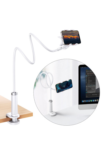 Other Universal holder stand for phone, tablet, tripod with flexible arm, white
