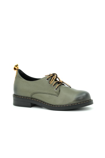 Tuna Genuine Leather Rubber Sole Casual Women's Shoes - Zs731