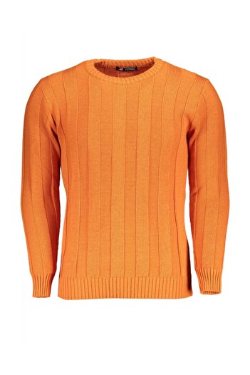 U.S. GRAND POLO EQUIPMENT & APPAREL Men's knitted sweater, Orange