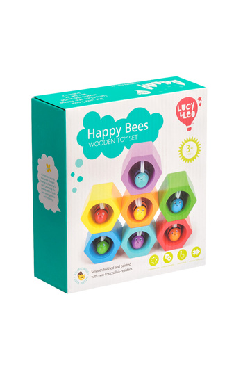 Lucy&Leo Lucy&Leo dexterity toy, Beehive, Wood
