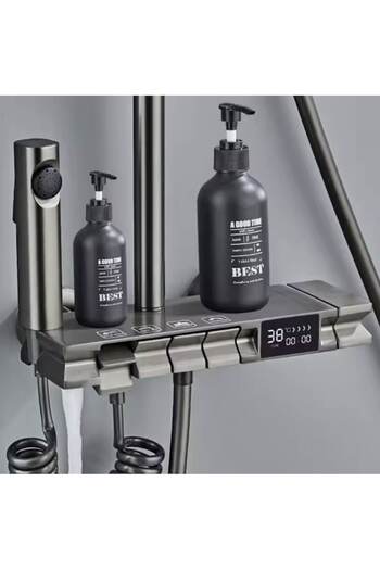 OEM Intelligent Shower System with LED Display, Thermostatic Control and Four Spray Modes
