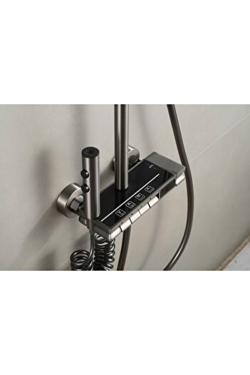 stuffix Multifunctional Shower Set with Integrated Thermostat and Electronic Display