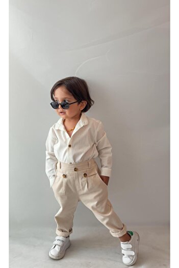 favorimkids Baby Kids Pantalon Shirt Set Style1