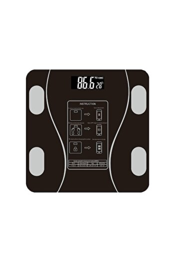LXNZUHN Professional Smart Scale, LXNZUHN, Bluetooth Connectivity, For BMI and , Black
