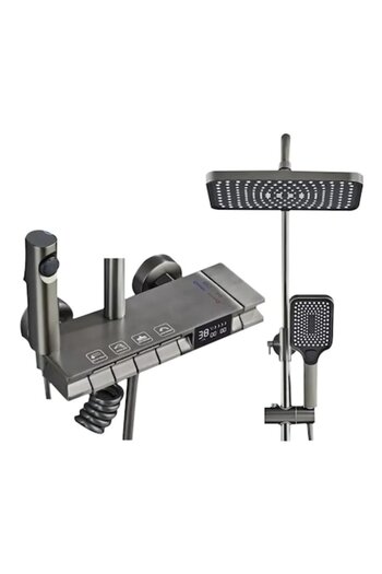 OEM Intelligent Shower System with LED Display, Thermostatic Control and Four Spray Modes