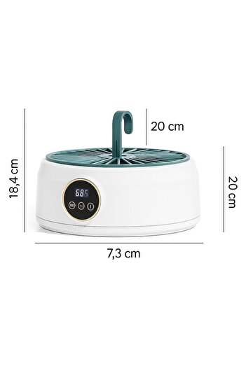 BytePulse Electric clothes dryer with LED display