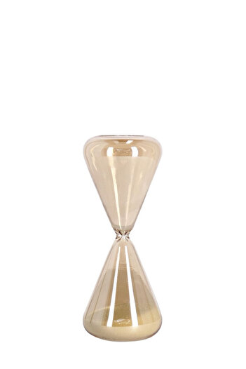 Bizzotto Decorative Hourglass with White Sand Kronos Ø6x15.3h