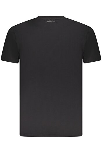 Trussardi Men's T-shirt, cotton, with graphic print, Regular fit, Black