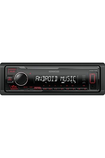 Kenwood KMM-105RY USB RADIO, RED