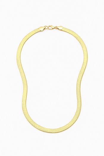 PABALAS Elegant Design Gold Color Women's Steel Necklace