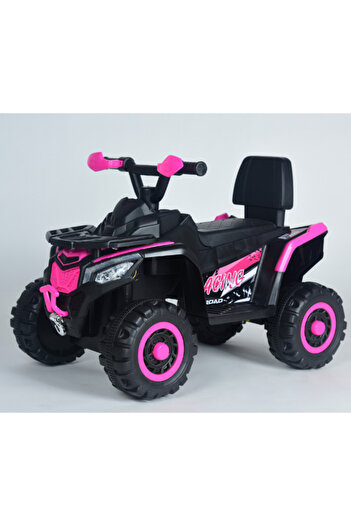 CAR Electric Motorcycle 6V Battery, 380 Motor with Music & Educational Lights 29-909-PINK
