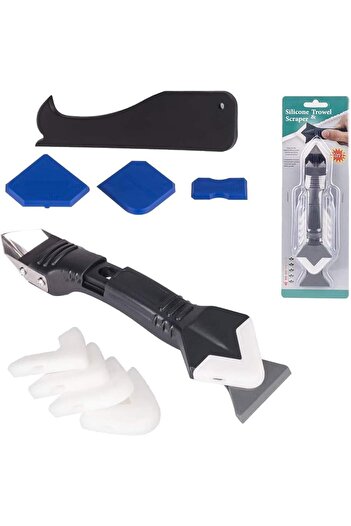 Jiffy 3 in 1 Silicone Caulking Tools (stainless steelhead) Silicone Sealant Finishing Tool Grout S