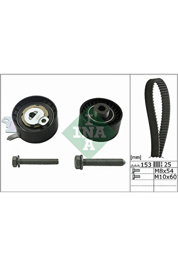 İna Timing belt kit CITROËN JUMPY II body 2007-2016