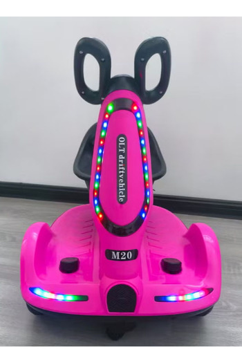 Fitness World 4-wheel electric scooter for kids, electric scooter for kids with two-wheel drive
