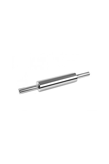 HENDI Dough Roller, Stainless Steel, Ball Bearing Mechanism, 6.5x25/47 cm, 1.8 kg,
