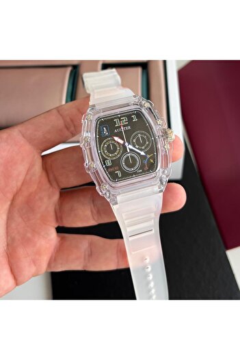 catera Men's watch with a transparent silicone case
